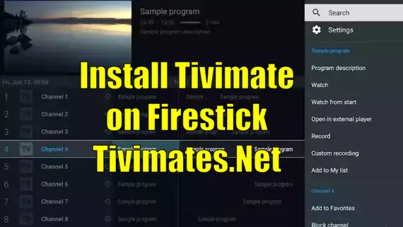 Install TiviMate on Firestick